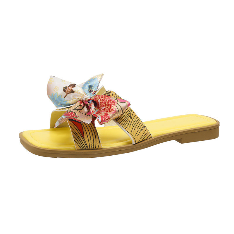 Stylish Ribbon Bow Sandals - Perfect for Summer Fashion