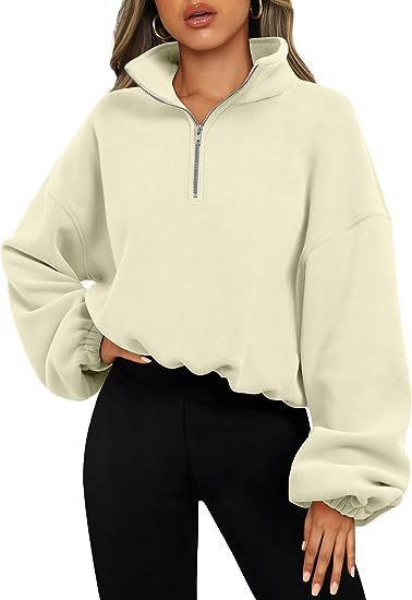 Women Stand Collar Sweatshirt