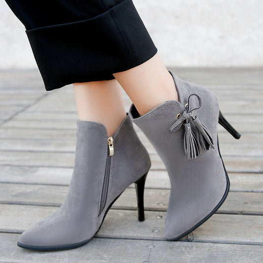 High Heel Short Boots