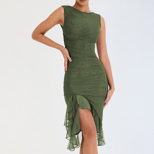 Slim Skinny Sleeveless Dress