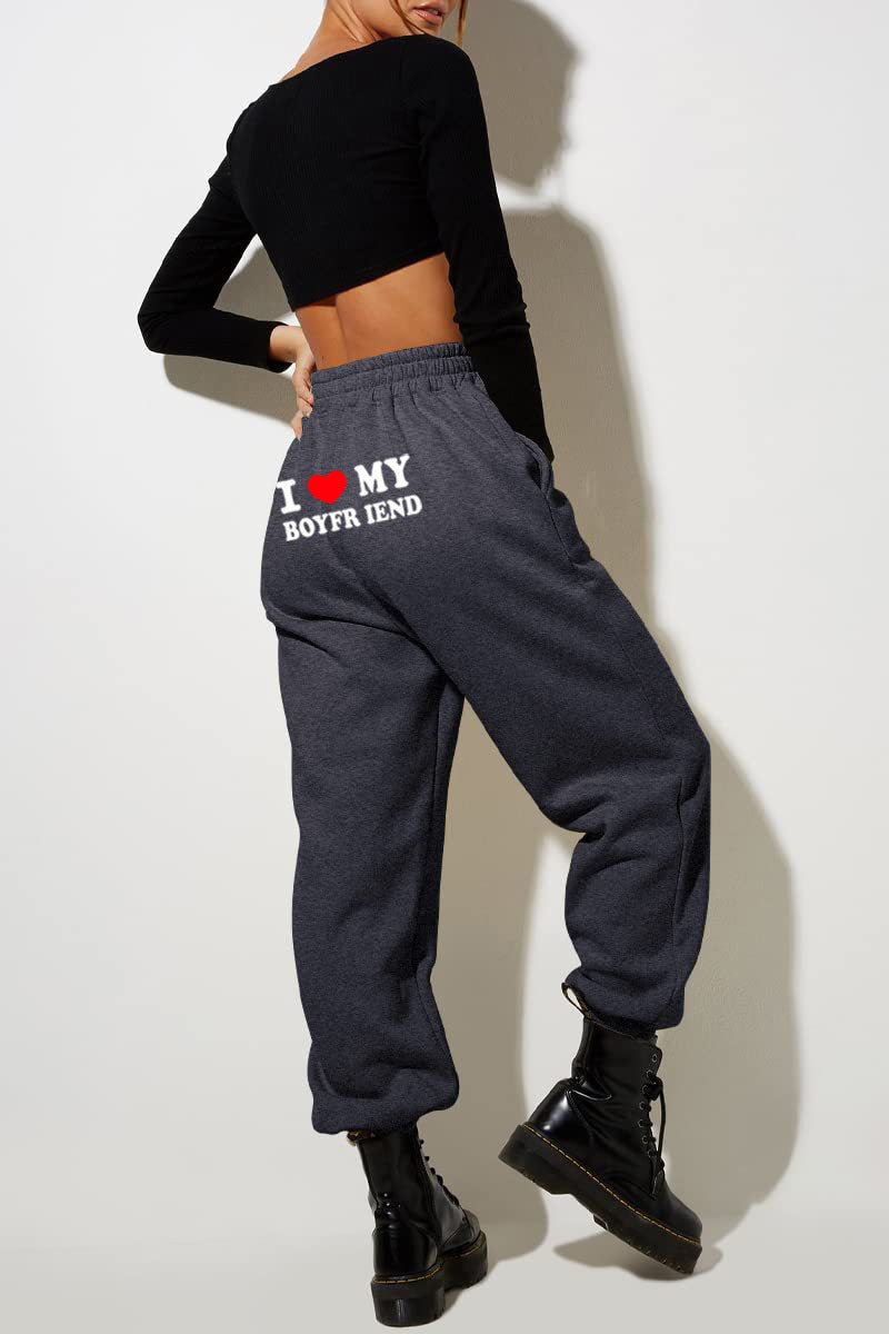 "I Love My Boyfriend" Sweatpants